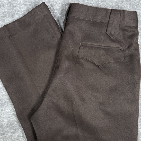 Circle‎ S Slacks Pants Men's 34x28 Brown Straight Leg Western Rockabilly Ranch - Picture 1 of 11